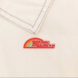 Reading rainbow TV collection pin brooch enamel charm purse bag decor satchel